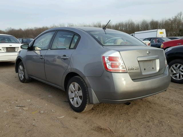 3N1AB61E68L621188 - 2008 NISSAN SENTRA 2.0 GRAY photo 3