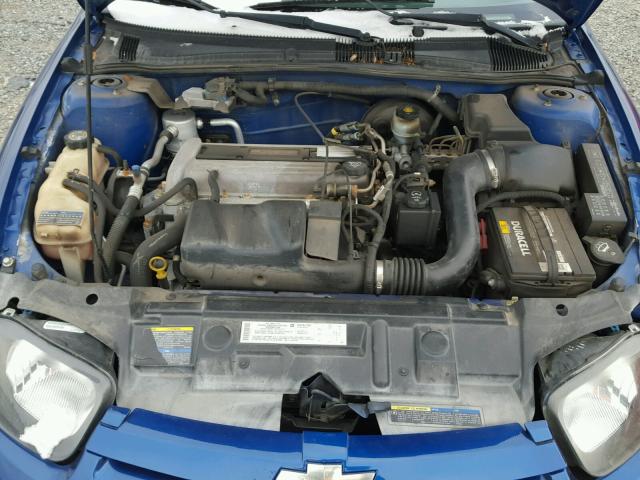 1G1JC52F147287817 - 2004 CHEVROLET CAVALIER BLUE photo 7