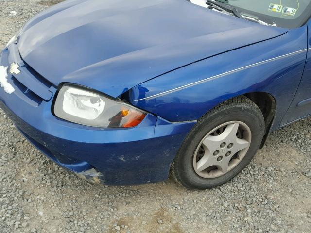 1G1JC52F147287817 - 2004 CHEVROLET CAVALIER BLUE photo 9