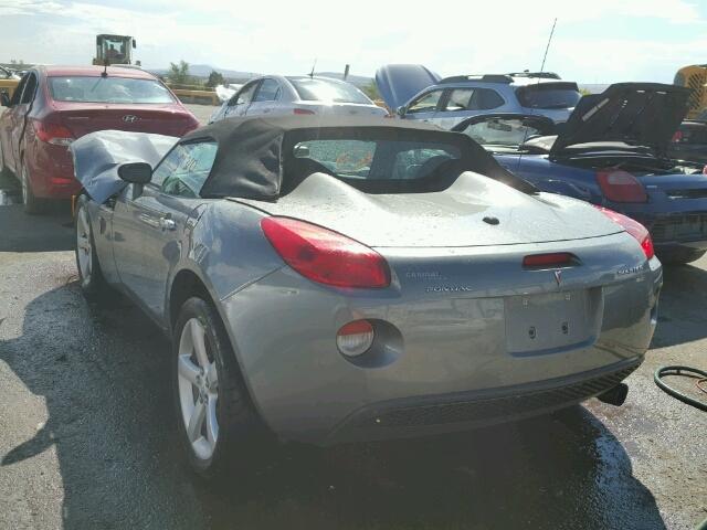 1G2MB33B96Y106651 - 2006 PONTIAC SOLSTICE GRAY photo 3