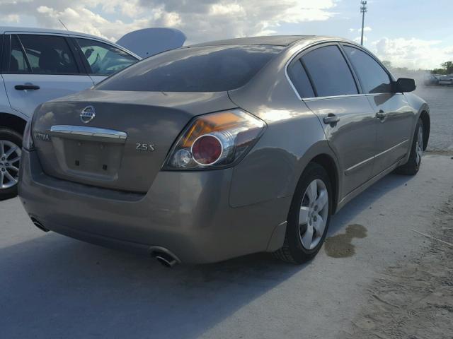 1N4AL21E07N433709 - 2007 NISSAN ALTIMA 2.5 BROWN photo 4