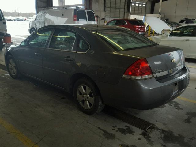 2G1WT55N181212613 - 2008 CHEVROLET IMPALA LT GRAY photo 3