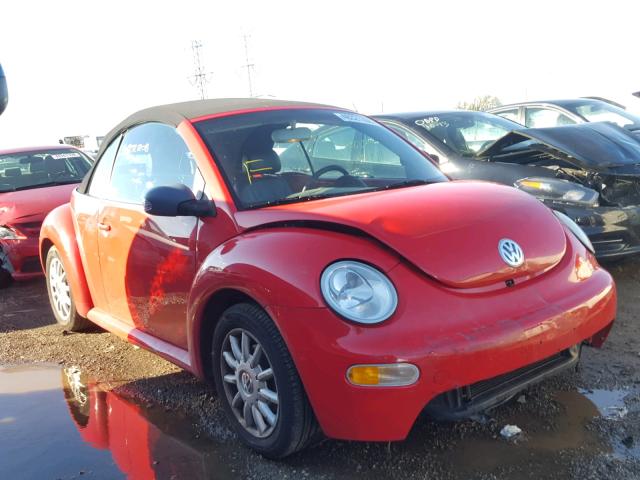 3VWCM21YX4M300632 - 2004 VOLKSWAGEN NEW BEETLE 红色 照片 1