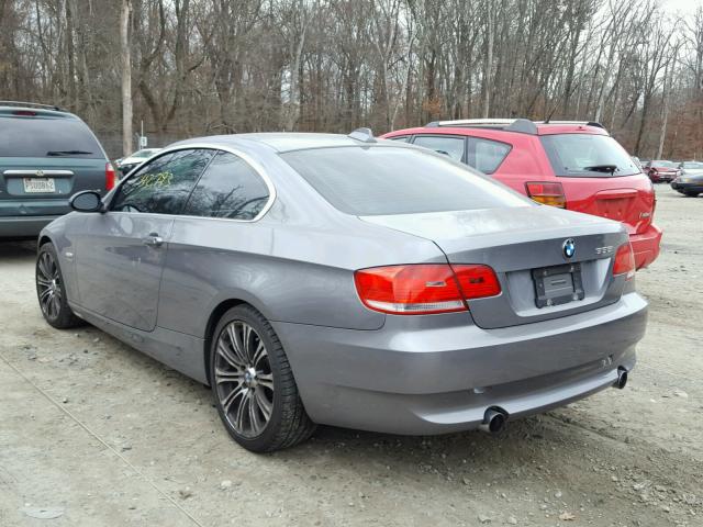 WBAWC73559E274535 - 2009 BMW 335 XI GRAY photo 3