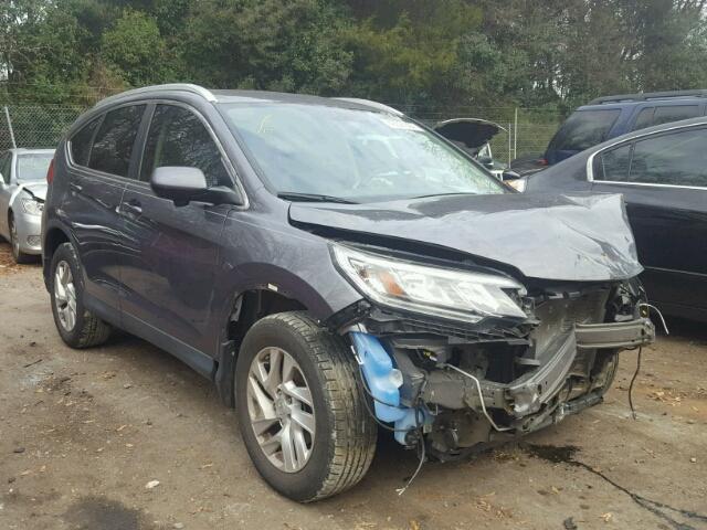 2HKRM3H76FH502604 - 2015 HONDA CR-V EXL SILVER photo 1