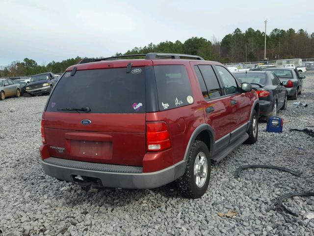 1FMZU63KX3ZB15518 - 2003 FORD EXPLORER X RED photo 4