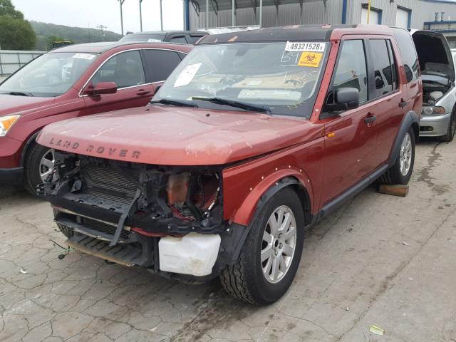 SALAE25437A434228 - 2007 LAND ROVER LR3 SE RED photo 2