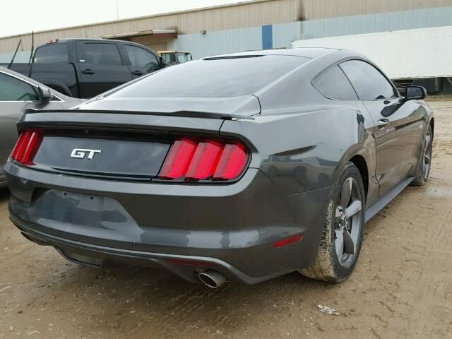 1FA6P8CF6H5213270 - 2017 FORD MUSTANG GT GRAY photo 4