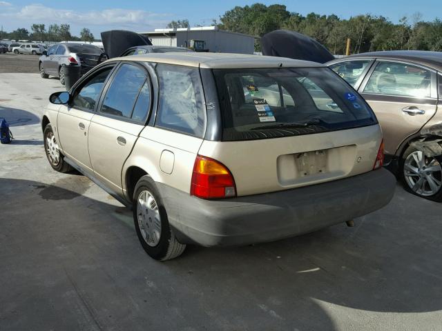 1G8ZH8287XZ220575 - 1999 SATURN SW1 TAN photo 3