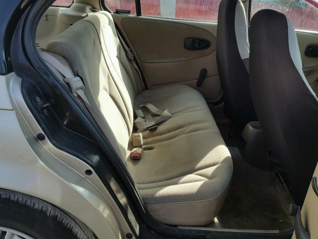 1G8ZH8287XZ220575 - 1999 SATURN SW1 TAN photo 6