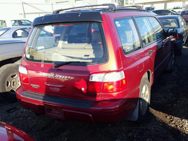 JF1SF65602H702613 - 2002 SUBARU FORESTER S 红色 照片 4