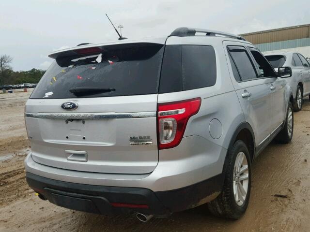 1FM5K7D86FGC12583 - 2015 FORD EXPLORER X SILVER photo 4