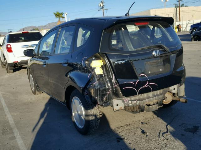 JHMGE88589S801080 - 2009 HONDA FIT LX BLACK photo 3