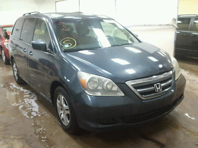 5FNRL38645B074183 - 2005 HONDA ODYSSEY EX GRAY photo 1