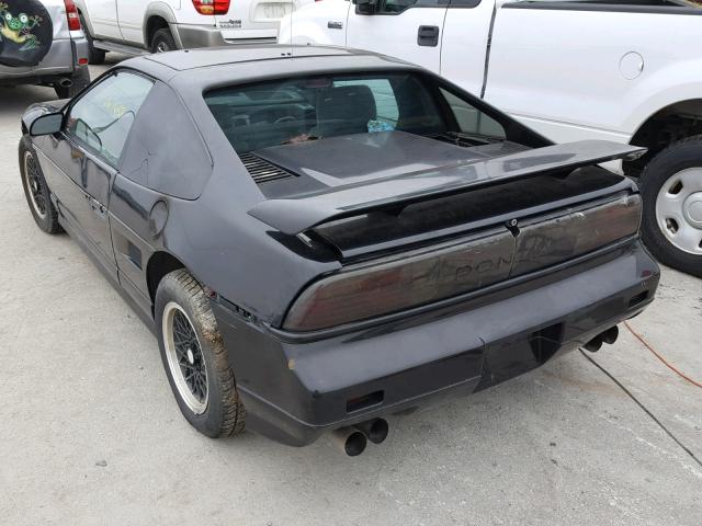 1G2PG1190JP221835 - 1988 PONTIAC FIERO GT BLACK photo 3