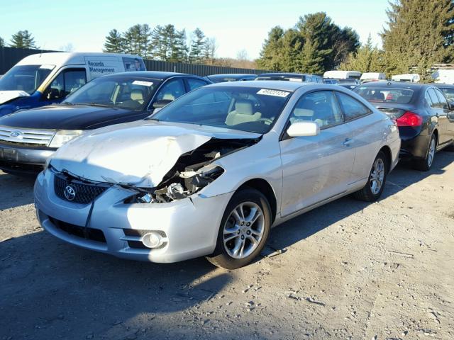 4T1CE30P07U756620 - 2007 TOYOTA CAMRY SOLA SILVER photo 2