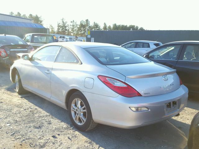 4T1CE30P07U756620 - 2007 TOYOTA CAMRY SOLA SILVER photo 3