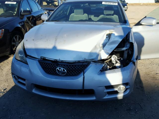 4T1CE30P07U756620 - 2007 TOYOTA CAMRY SOLA SILVER photo 7