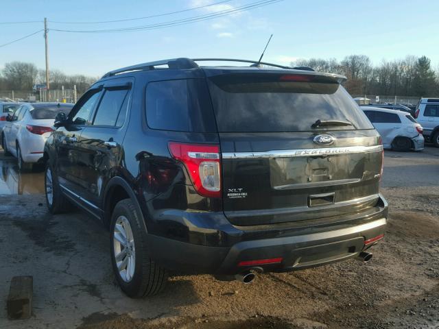 1FM5K8D89FGA11668 - 2015 FORD EXPLORER X BLACK photo 3