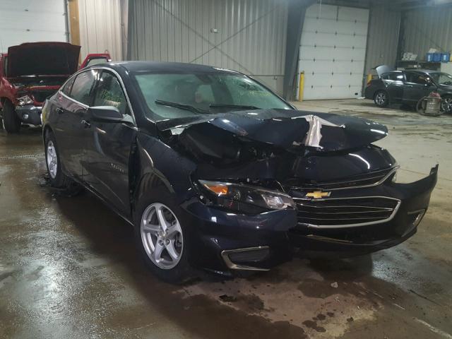 1G1ZB5ST2HF103704 - 2017 CHEVROLET MALIBU LS BLUE photo 1