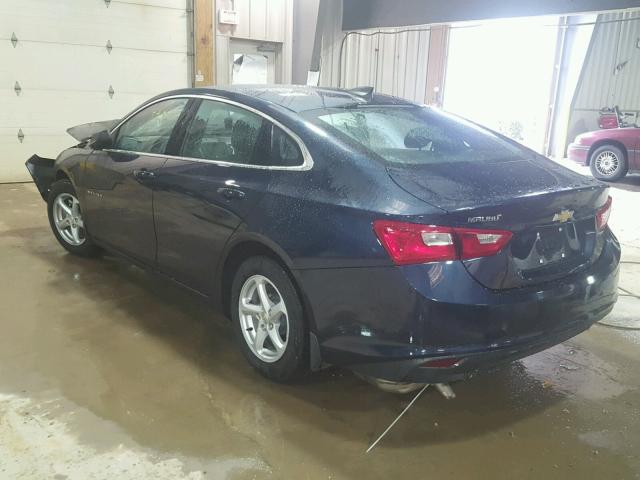 1G1ZB5ST2HF103704 - 2017 CHEVROLET MALIBU LS BLUE photo 3