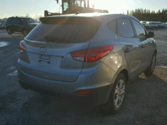 KM8JT3AC2CU479956 - 2012 HYUNDAI TUCSON GL SILVER photo 4