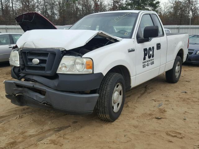 1FTRF12W97NA12450 - 2007 FORD F150 WHITE photo 2