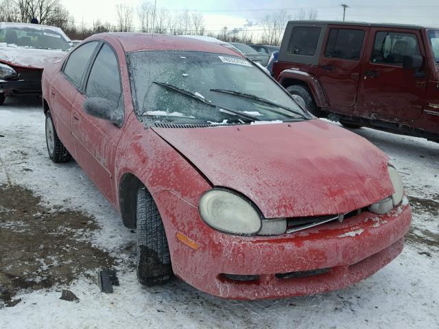 1P3ES46C11D259549 - 2001 PLYMOUTH NEON BASE RED photo 1