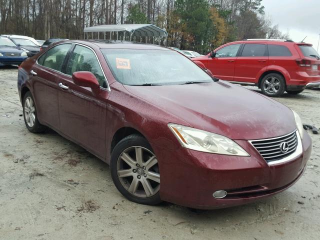 JTHBJ46GX72055330 - 2007 LEXUS ES 350 MAROON photo 1