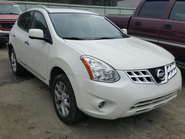 JN8AS5MV6DW646829 - 2013 NISSAN ROGUE S WHITE photo 1