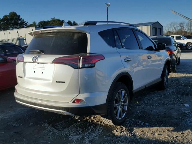 JTMYFREV6JJ723843 - 2018 TOYOTA RAV4 LIMIT WHITE photo 4