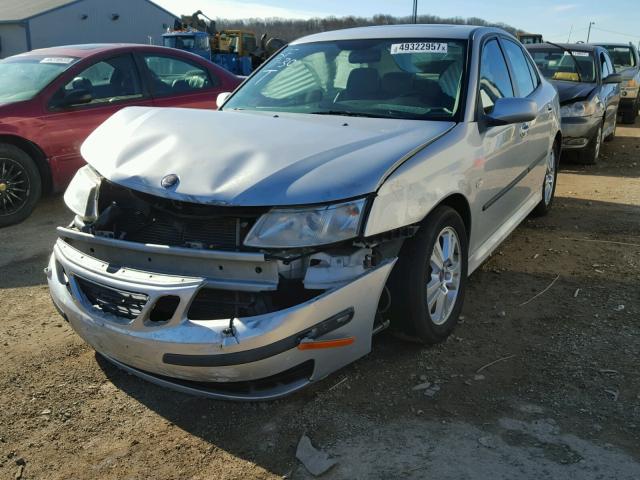 YS3FD49Y661137907 - 2006 SAAB 9-3 BASE SILVER photo 2