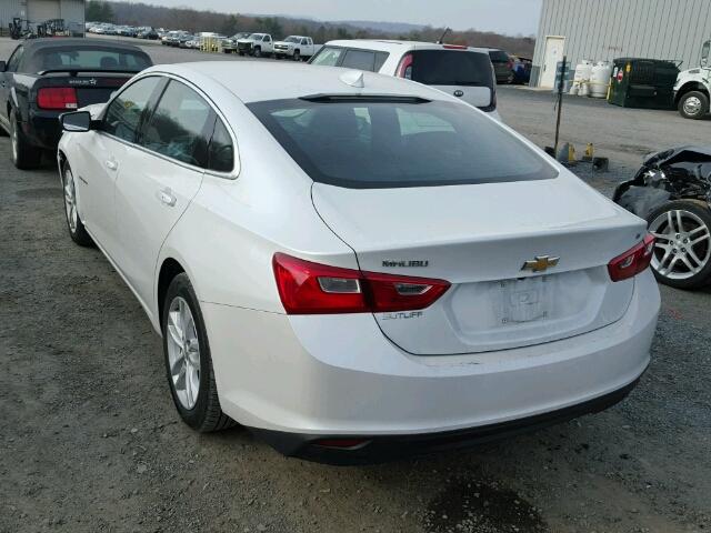 1G1ZE5ST1GF325074 - 2016 CHEVROLET MALIBU LT WHITE photo 3