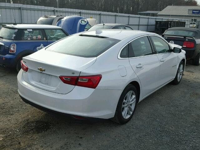 1G1ZE5ST1GF325074 - 2016 CHEVROLET MALIBU LT WHITE photo 4