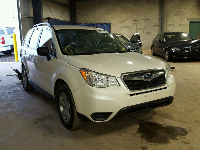 JF2SJABC3FH441880 - 2015 SUBARU FORESTER 2 WHITE photo 1