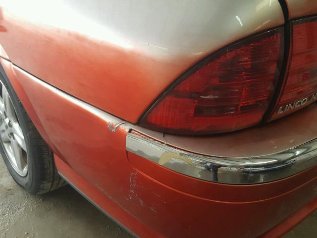 1LNHM86S32Y602048 - 2002 LINCOLN LS RED photo 9
