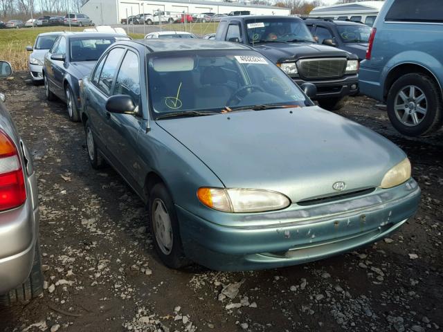 KMHVF24N0VU392219 - 1997 HYUNDAI ACCENT GL GREEN photo 1