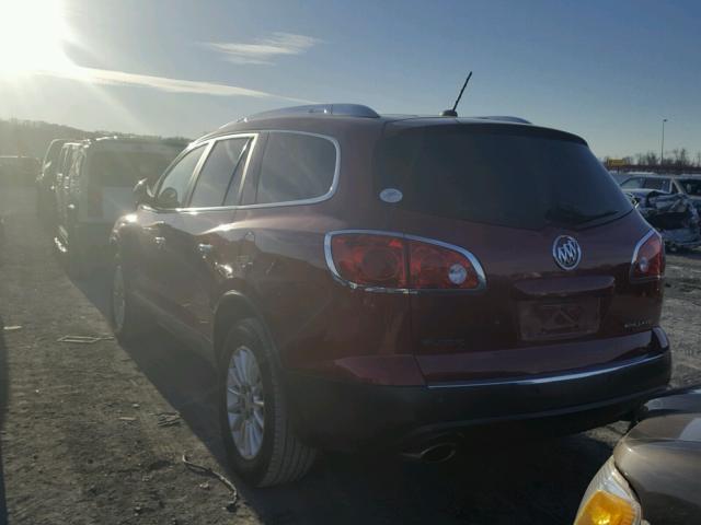 5GAKRCED0CJ184982 - 2012 BUICK ENCLAVE წითელი ფოტო 3