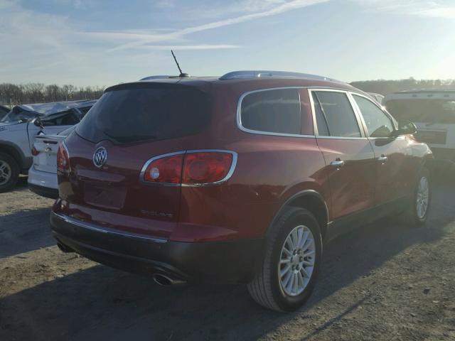 5GAKRCED0CJ184982 - 2012 BUICK ENCLAVE წითელი ფოტო 4