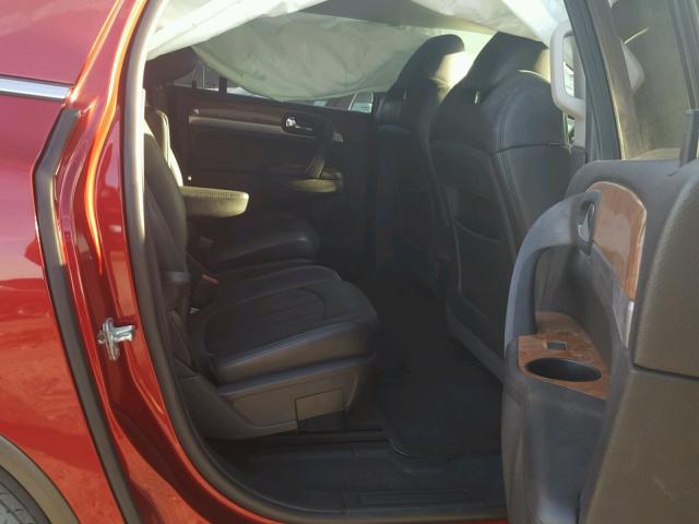 5GAKRCED0CJ184982 - 2012 BUICK ENCLAVE წითელი ფოტო 6