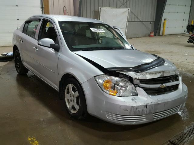 1G1AK55F277270186 - 2007 CHEVROLET COBALT LS SILVER photo 1