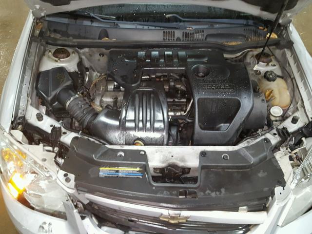 1G1AK55F277270186 - 2007 CHEVROLET COBALT LS SILVER photo 7