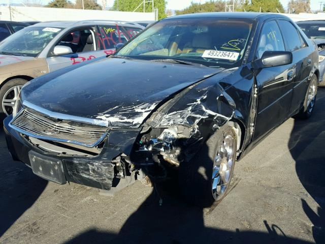 1G6DM577240126942 - 2004 CADILLAC CTS BLACK photo 2