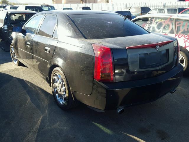 1G6DM577240126942 - 2004 CADILLAC CTS BLACK photo 3