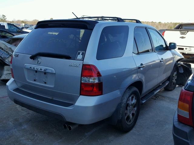 2HNYD18612H531870 - 2002 ACURA MDX TOURIN SILVER photo 4