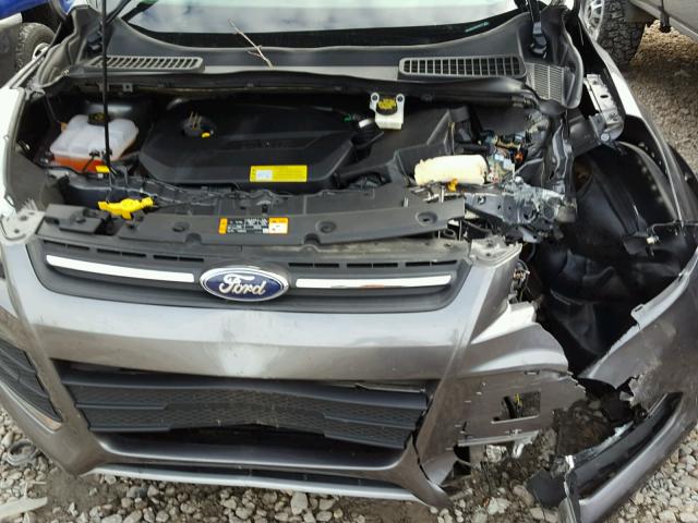 1FMCU0GX2EUA34778 - 2014 FORD ESCAPE SE GRAY photo 7