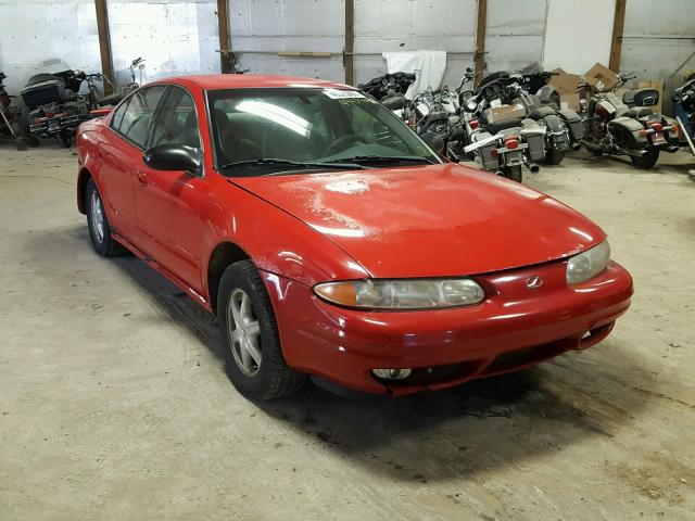 1G3NL52F33C157407 - 2003 OLDSMOBILE ALERO GL RED photo 1