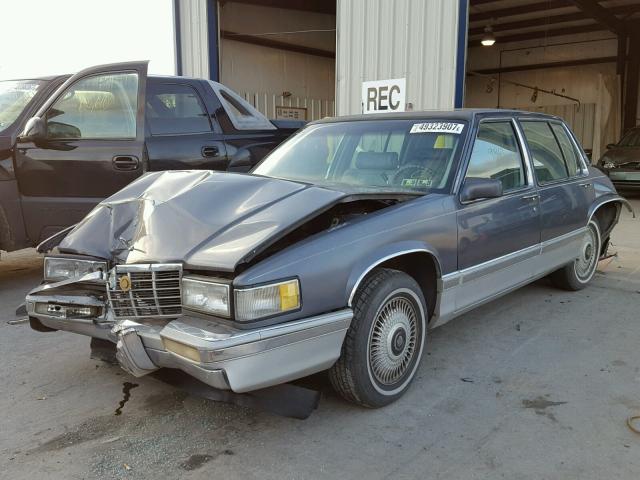 1G6CD53BXM4336977 - 1991 CADILLAC DEVILLE GRAY photo 2