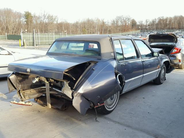 1G6CD53BXM4336977 - 1991 CADILLAC DEVILLE GRAY photo 4