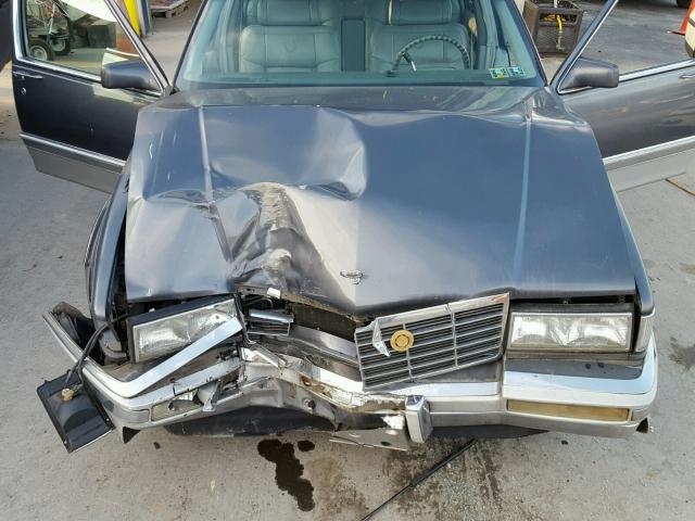 1G6CD53BXM4336977 - 1991 CADILLAC DEVILLE GRAY photo 7